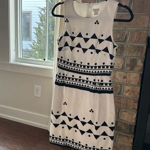 j crew size zero peplum dress